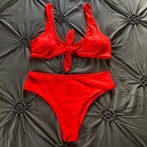 LOWEST PRICE Shein Neon Orange Bikini Bathing Suit